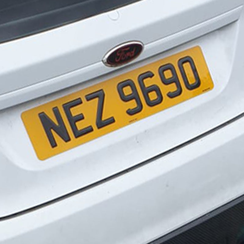 3D Number Plates